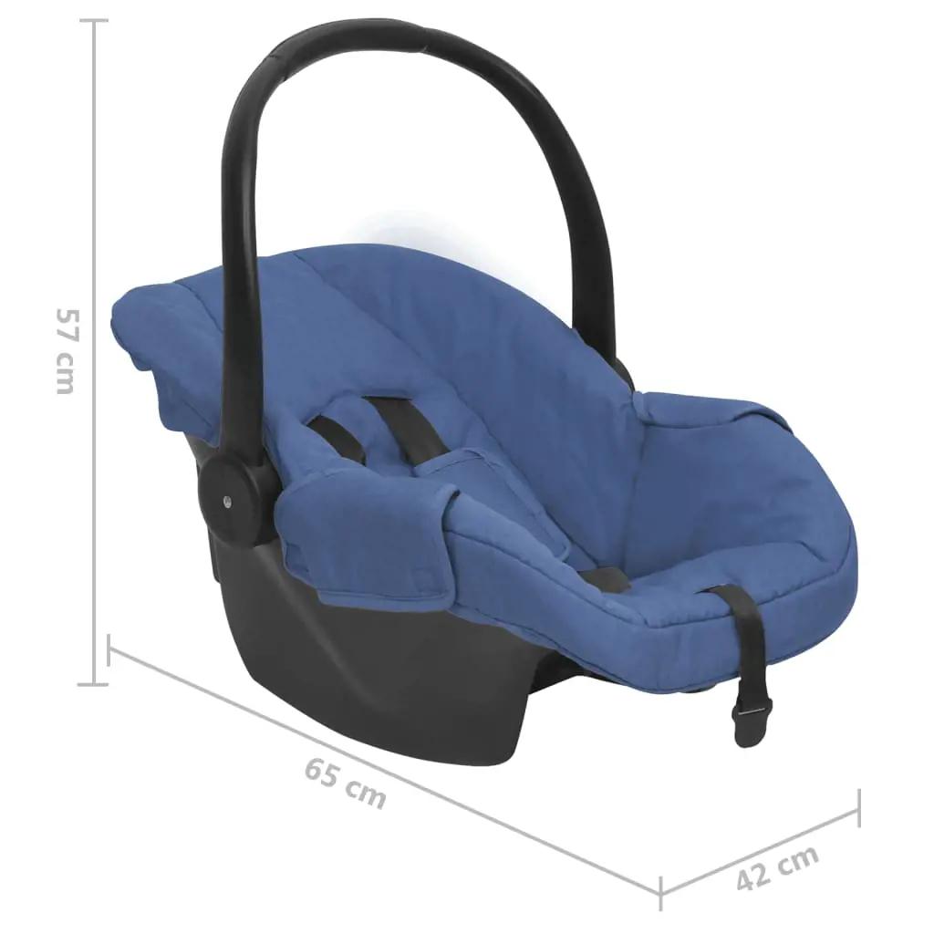 Babyautostoel 42x65x57 cm marineblauw (9)