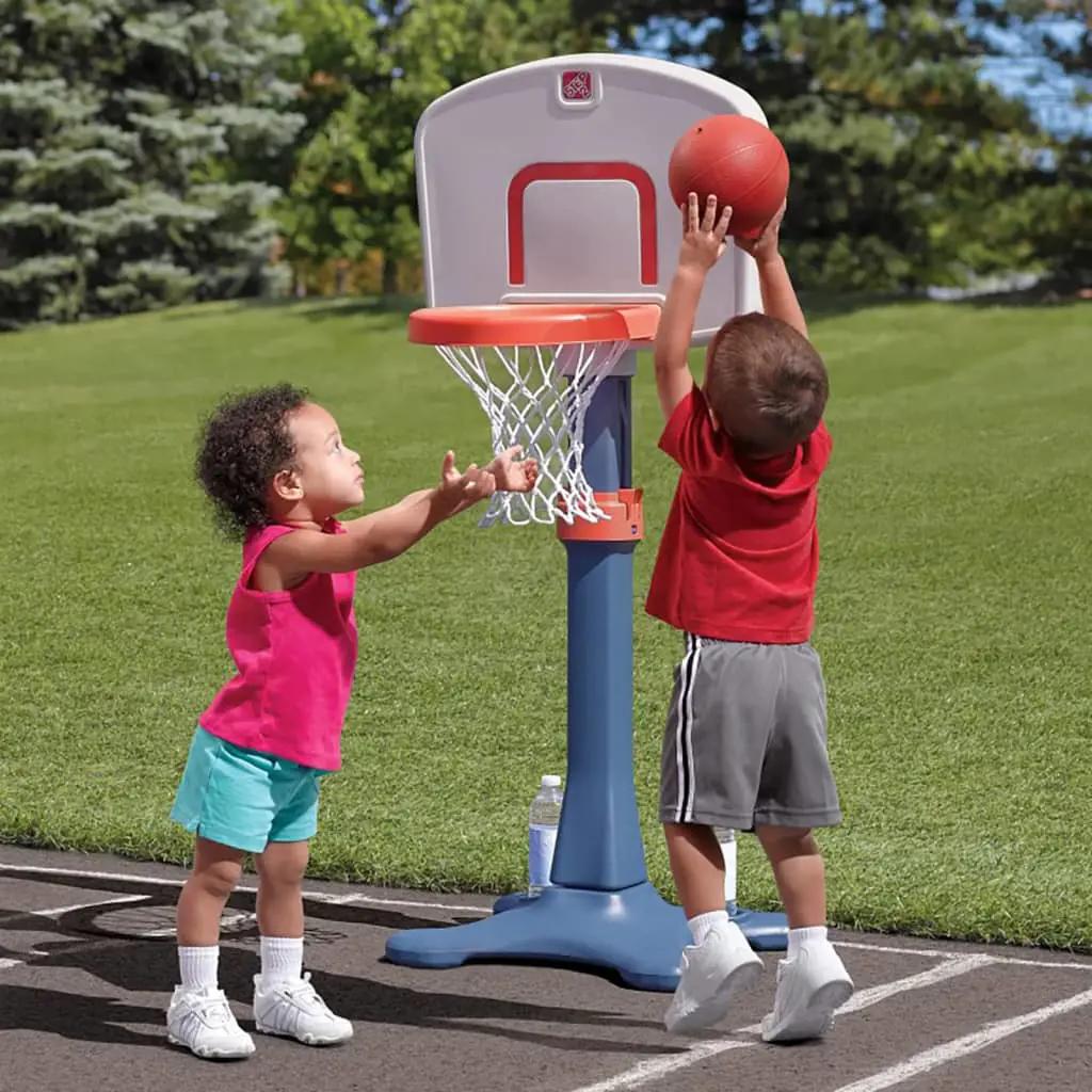 Step2 Basketbalset Shootin' Hoops Junior blauw, wit en oranje (1)