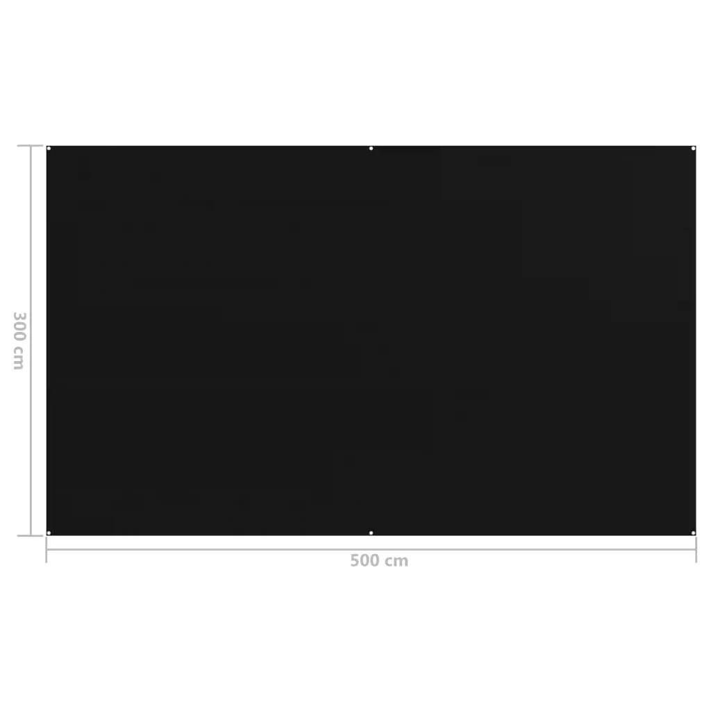 Tenttapijt 300x500 cm zwart (4)