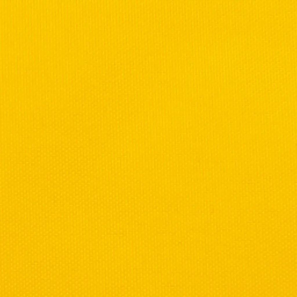Zonnescherm vierkant 6x6 m oxford stof geel (3)