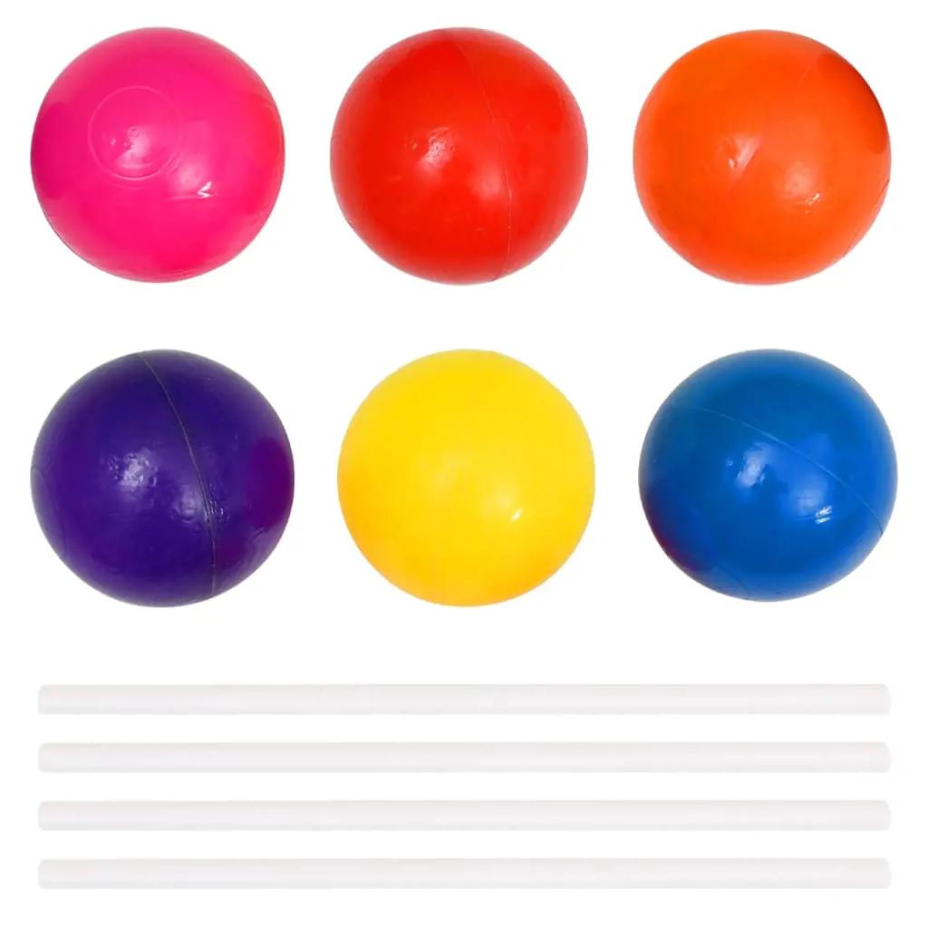 Ballenbak voor kinderen met 300 ballen 75x75x32 cm (6)