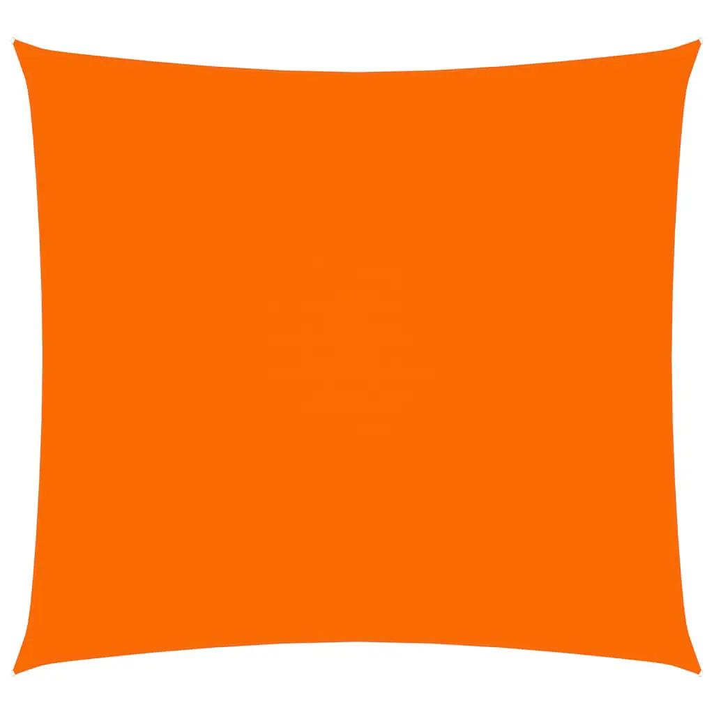 Zonnescherm vierkant 4,5x4,5 m oxford stof oranje (1)