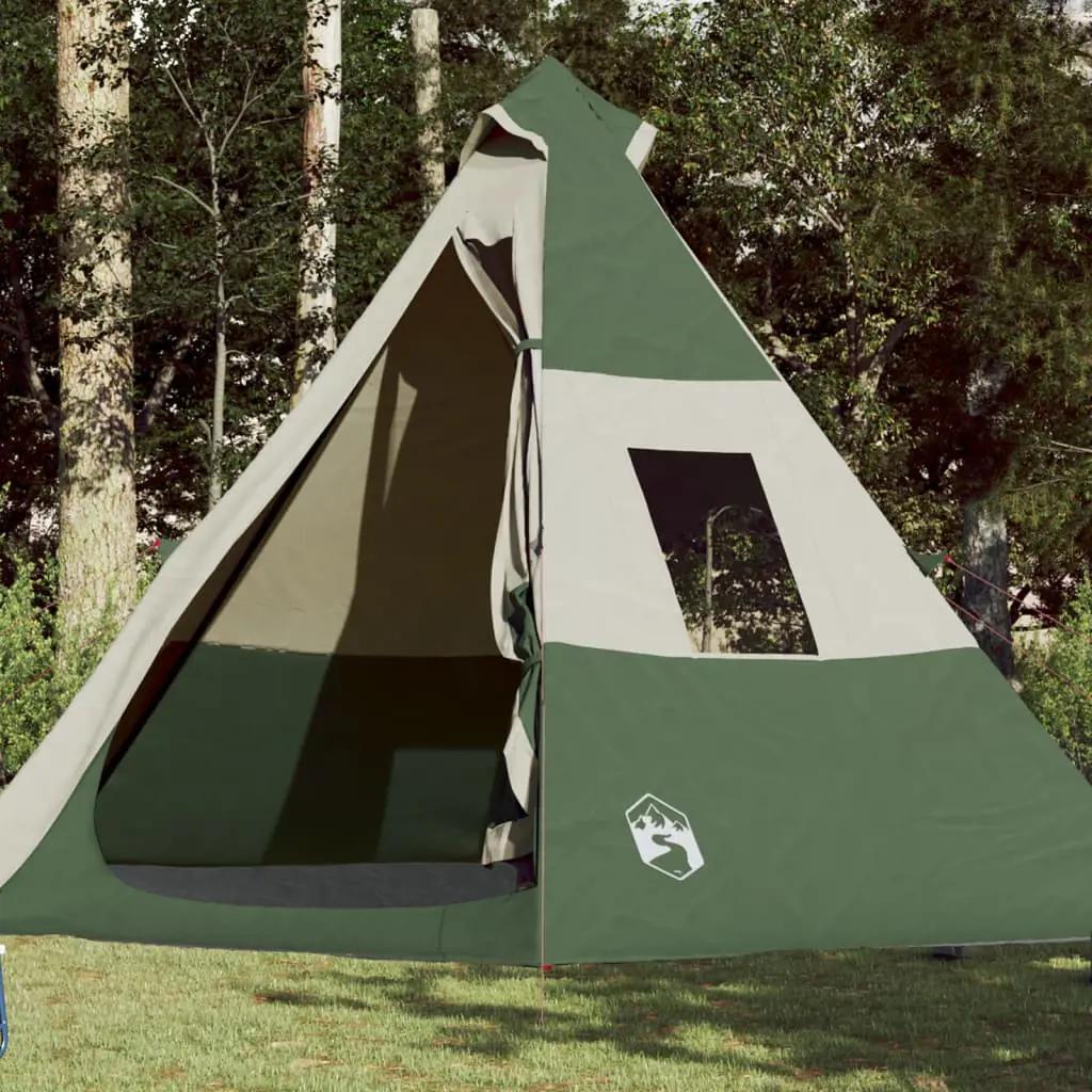 Tent 7-persoons waterdicht groen