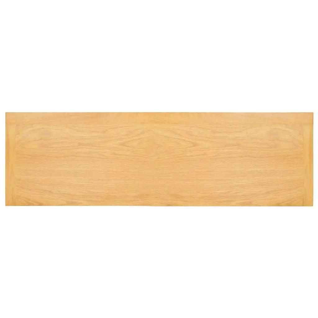Wandtafel 83x30x73 cm massief eikenhout (5)