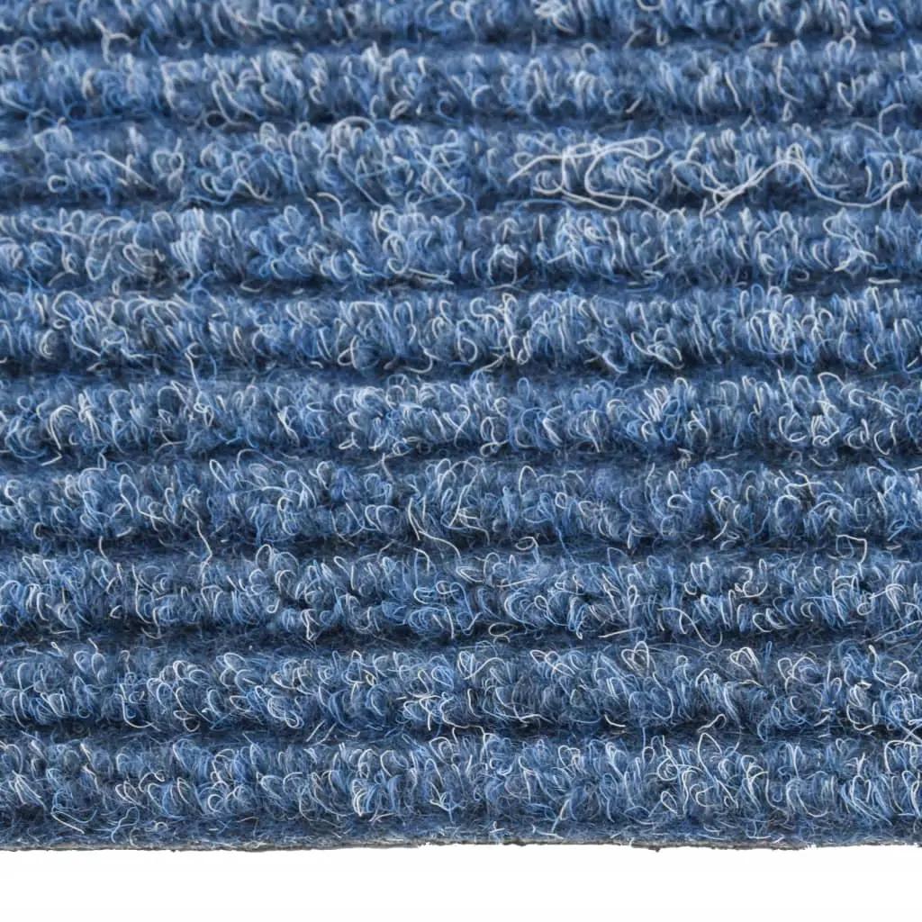 Droogloopmat 100x500 cm blauw (3)