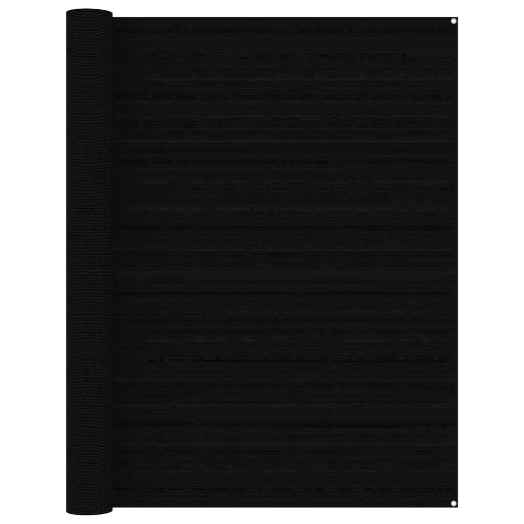 Tenttapijt 250x500 cm zwart (1)