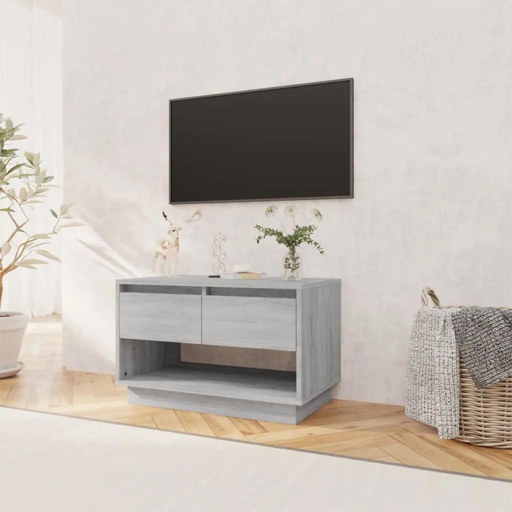 Tv-meubel 70x41x44 cm spaanplaat grijs sonoma eikenkleurig (3)