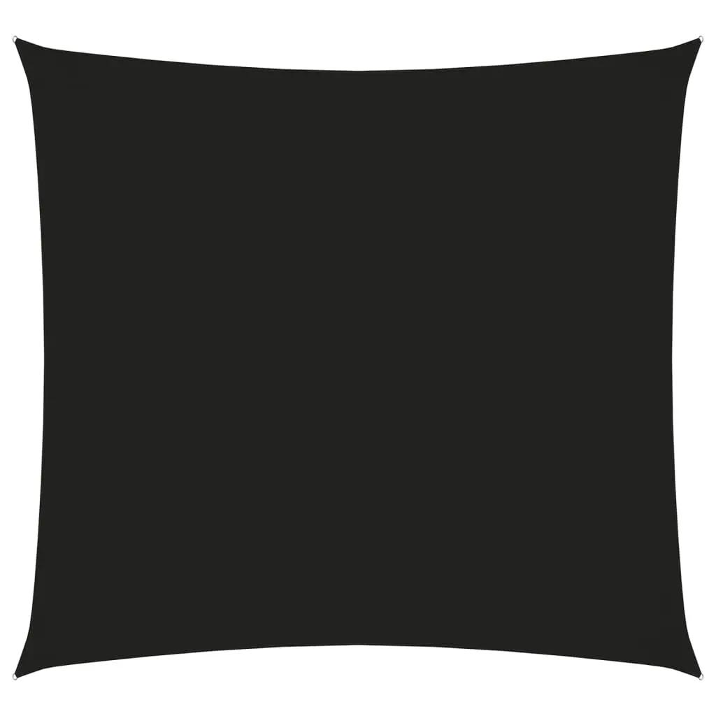 Zonnescherm vierkant 5x5 m oxford stof zwart (1)