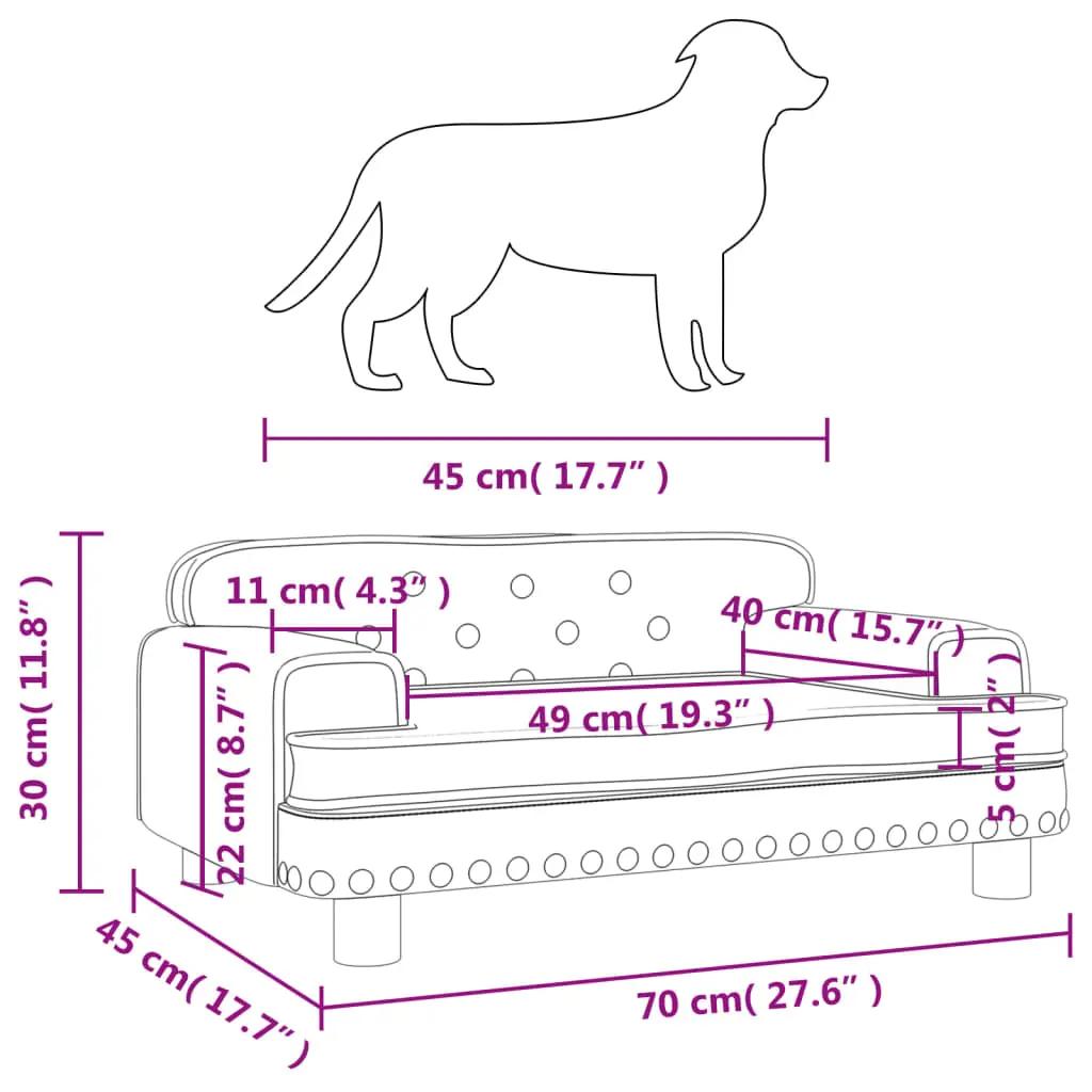 Hondenmand 70x45x30 cm fluweel roze (7)