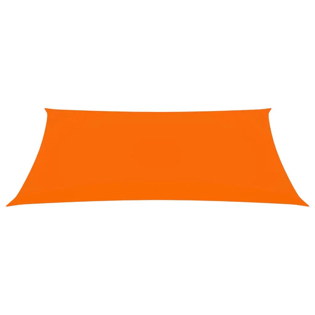 Zonnezeil rechthoekig 2,5x4,5 m oxford stof oranje (2)