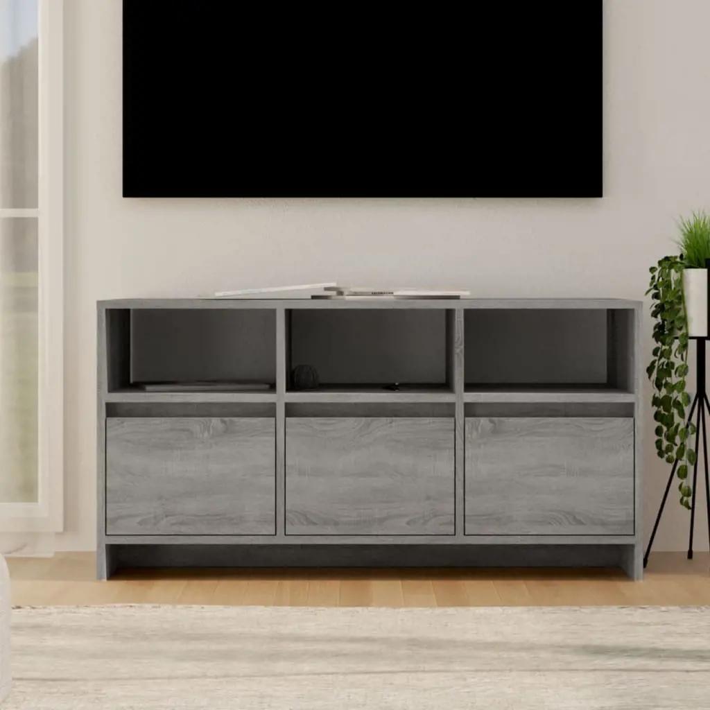 Tv-meubel 102x37,5x52,5 cm spaanplaat grijs sonoma eikenkleurig (1)