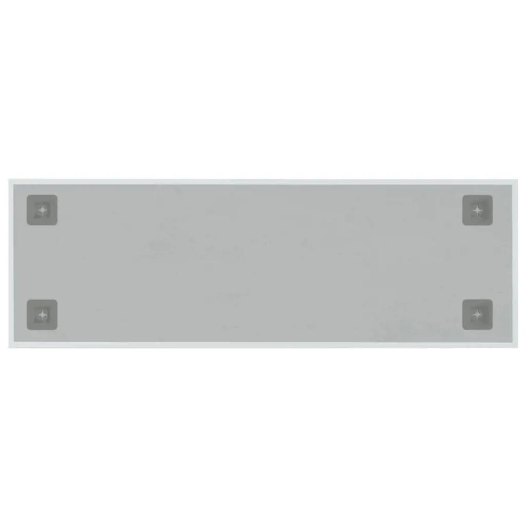Magneetbord wandgemonteerd 60x20 cm gehard glas wit (4)