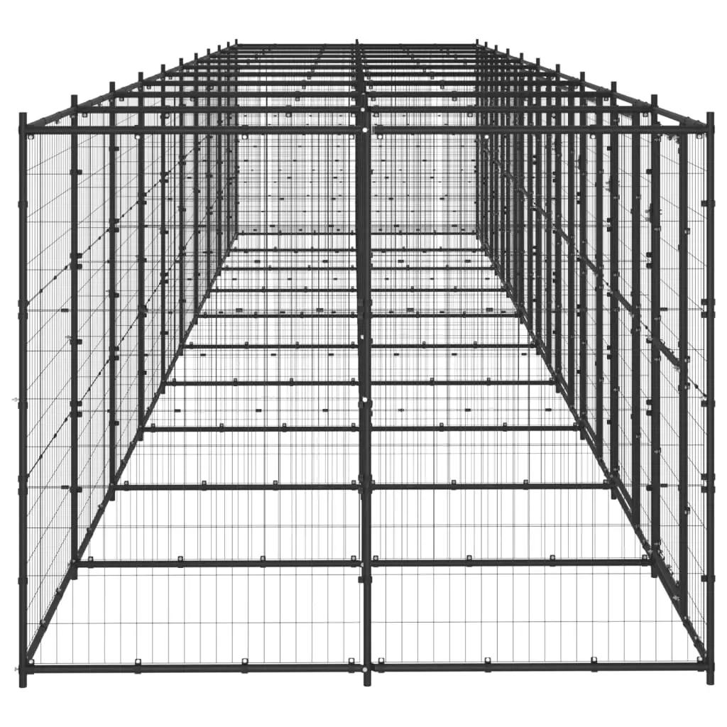 Hondenkennel 24,2 m² staal (3)