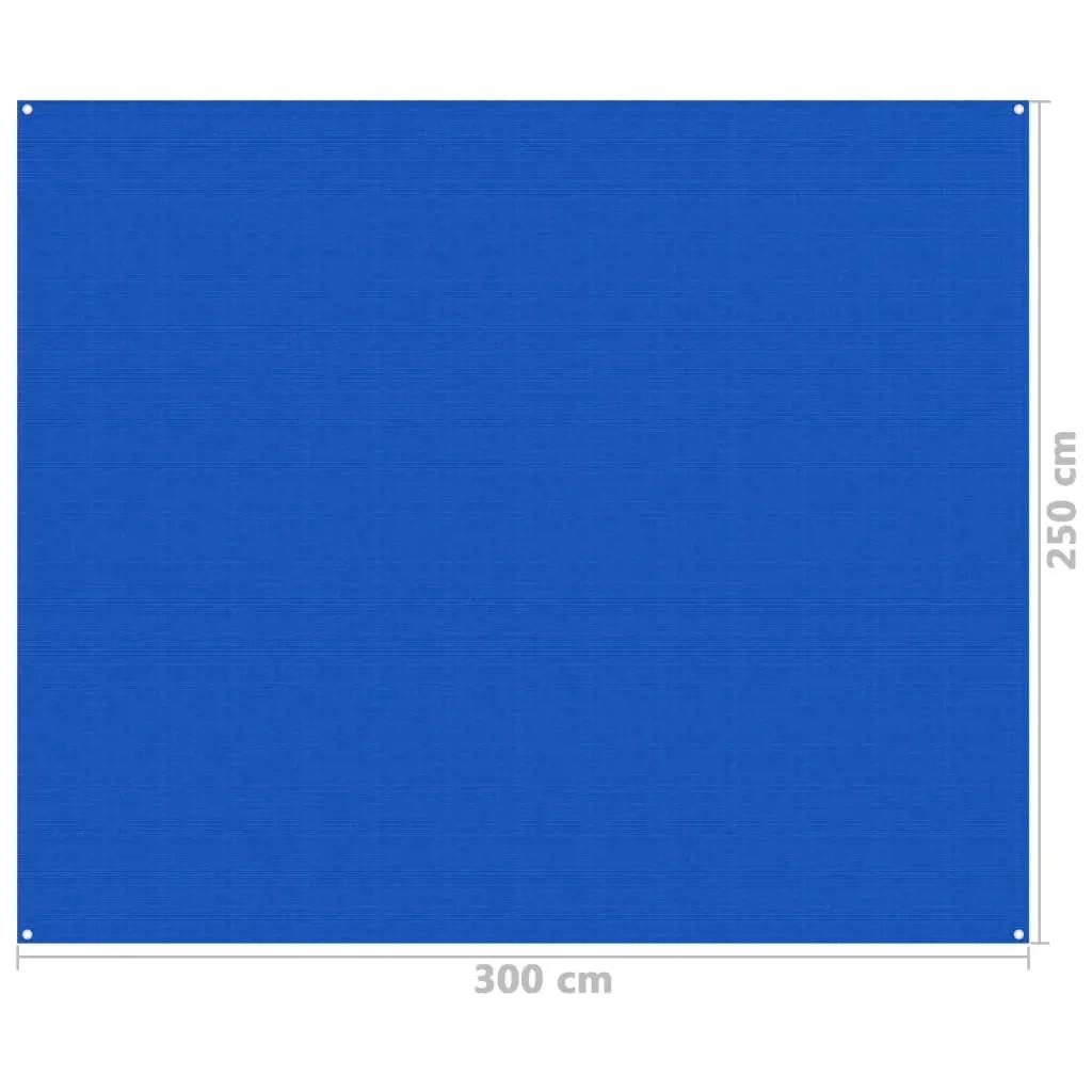 Tenttapijt 250x300 cm blauw (4)