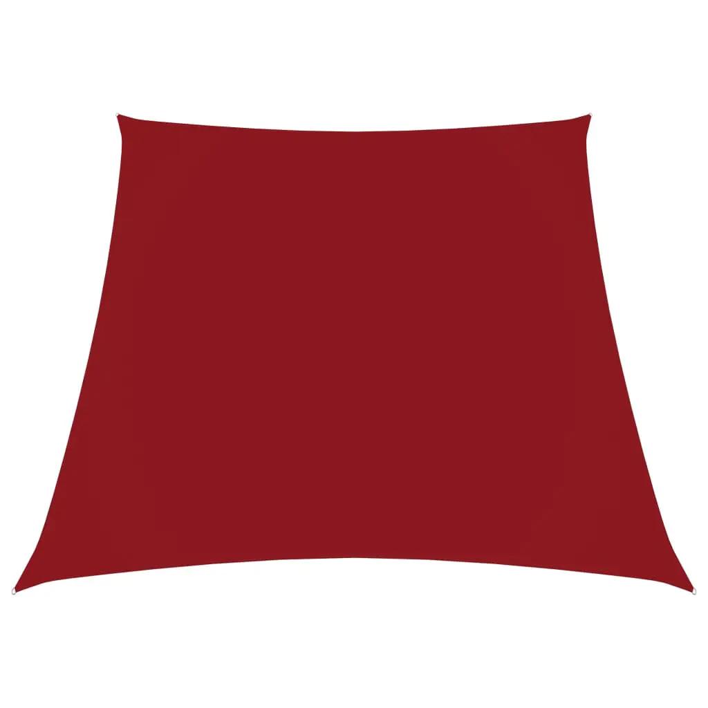 Zonnezeil trapezium 2/4x3 m oxford stof rood (1)