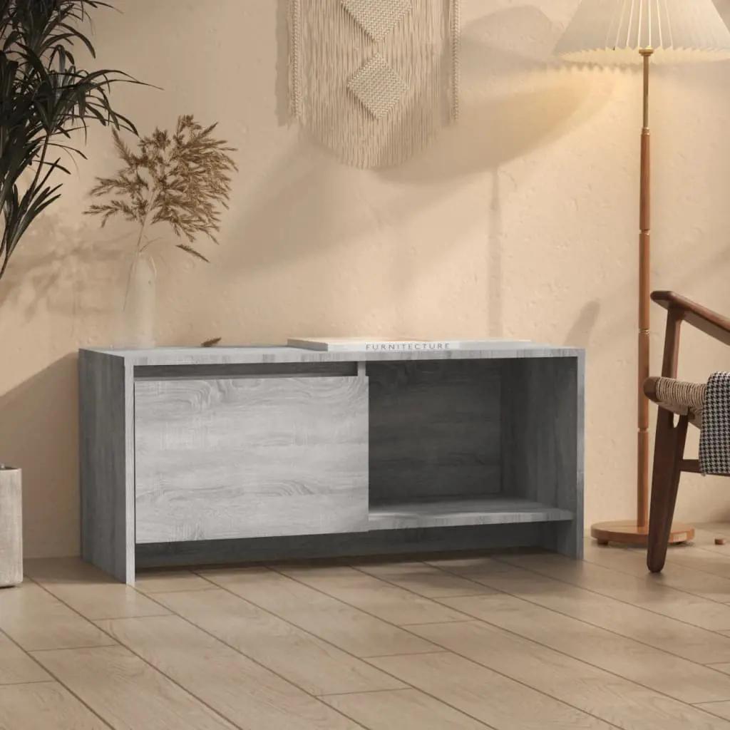 Tv-meubel 90x35x40 cm spaanplaat grijs sonoma eikenkleurig (1)