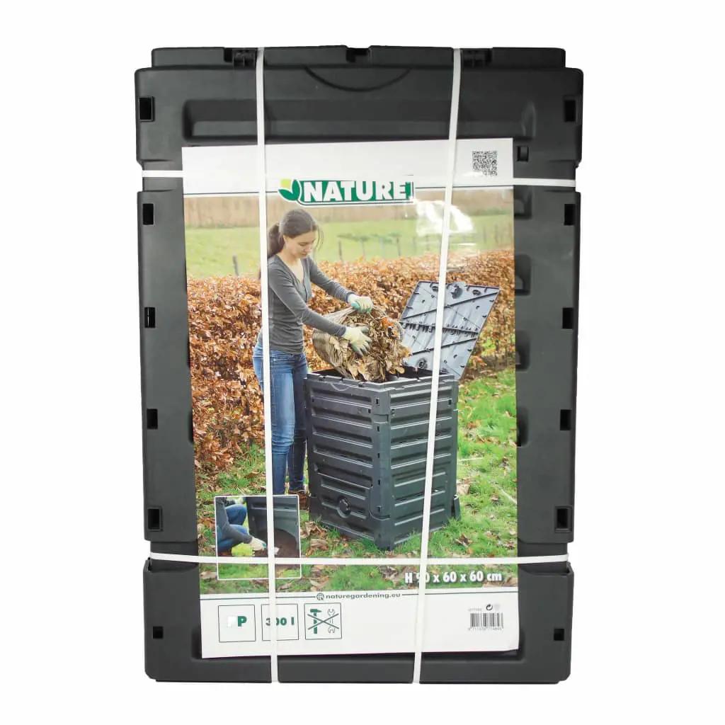 Nature Compostbak 300 L zwart (8)