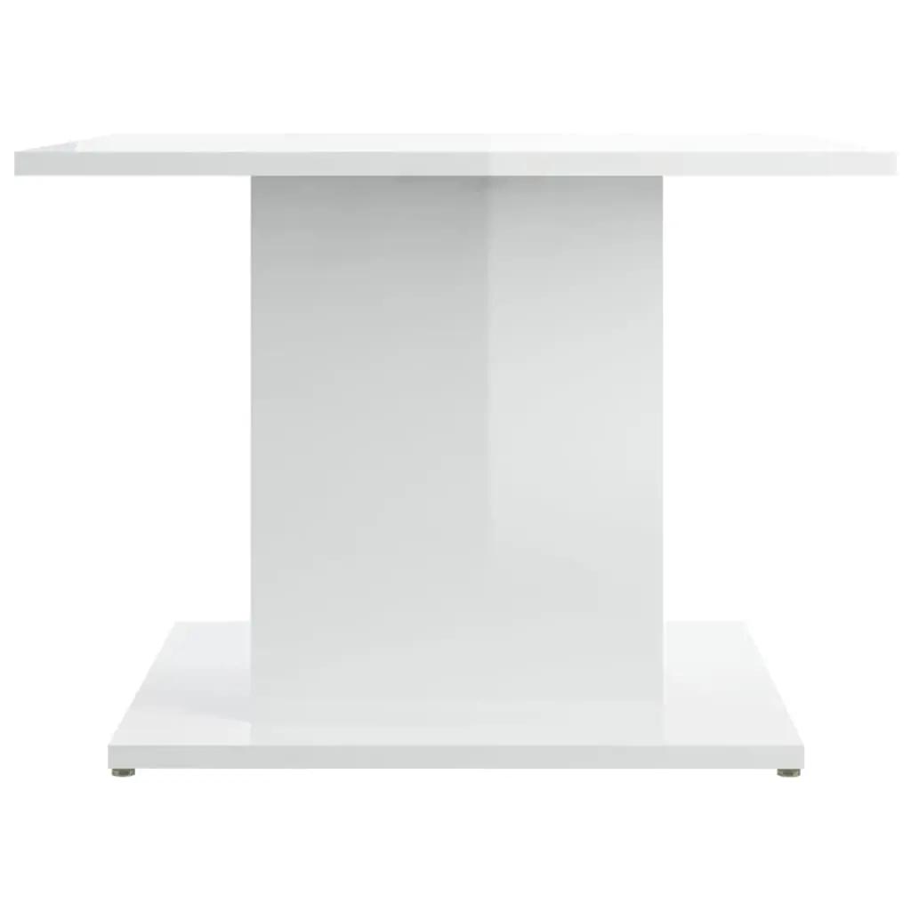 Salontafel 55,5x55,5x40 cm spaanplaat hoogglans wit (5)