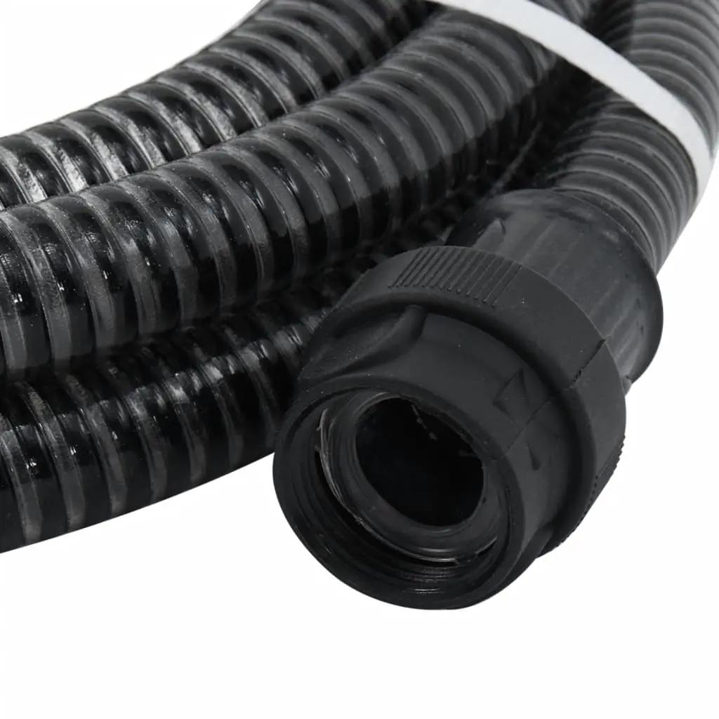 Zuigslang met PVC koppelingen 1,1'' 7 m PVC zwart (6)