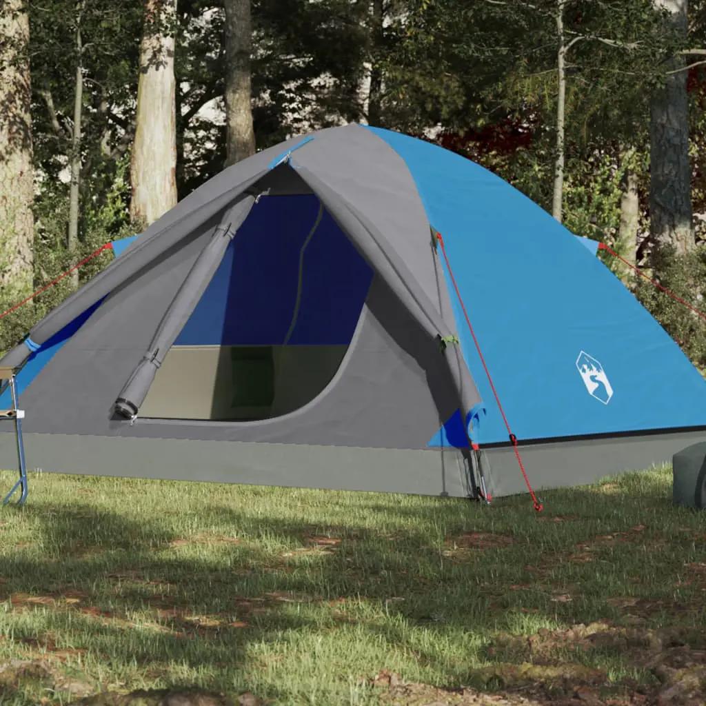 Tent 6-persoons waterdicht blauw