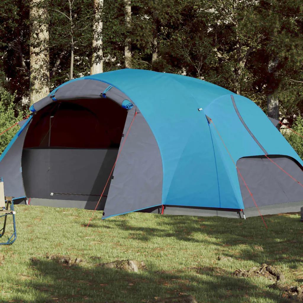 Tent 8-persoons waterdicht blauw