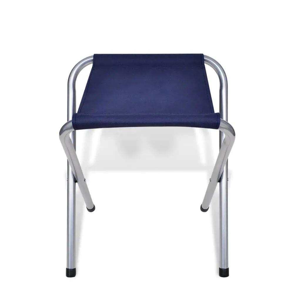 Campingtafel inklapbaar en verstelbaar aluminium 120 x 60 cm 4 stoelen (8)