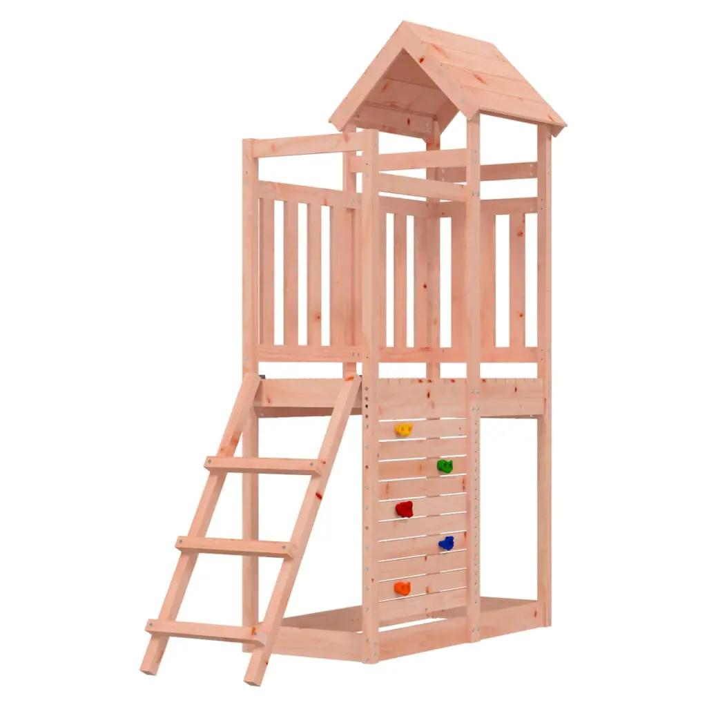 Speeltoren met ladder en rotswand 52,5x110,5x214 cm douglashout