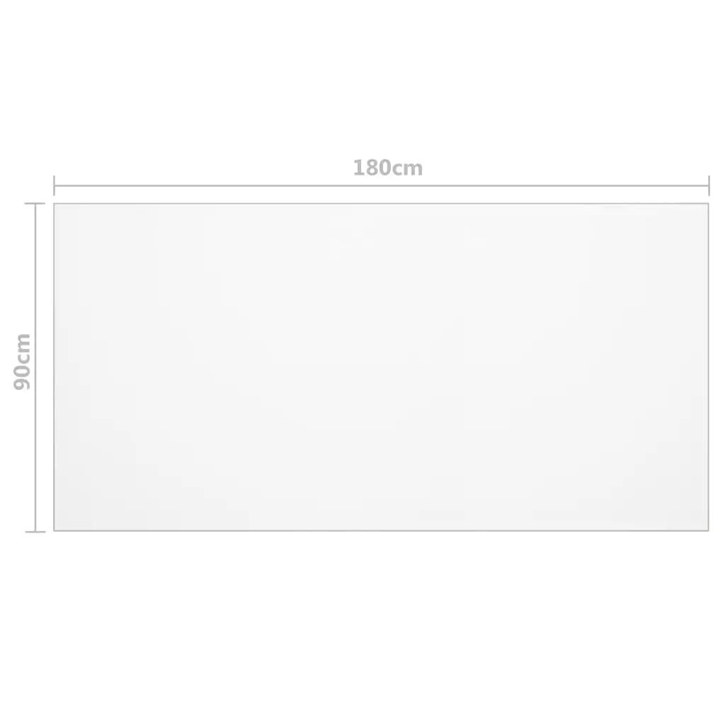 Tafelbeschermer 180x90 cm 1,6 mm PVC mat (6)