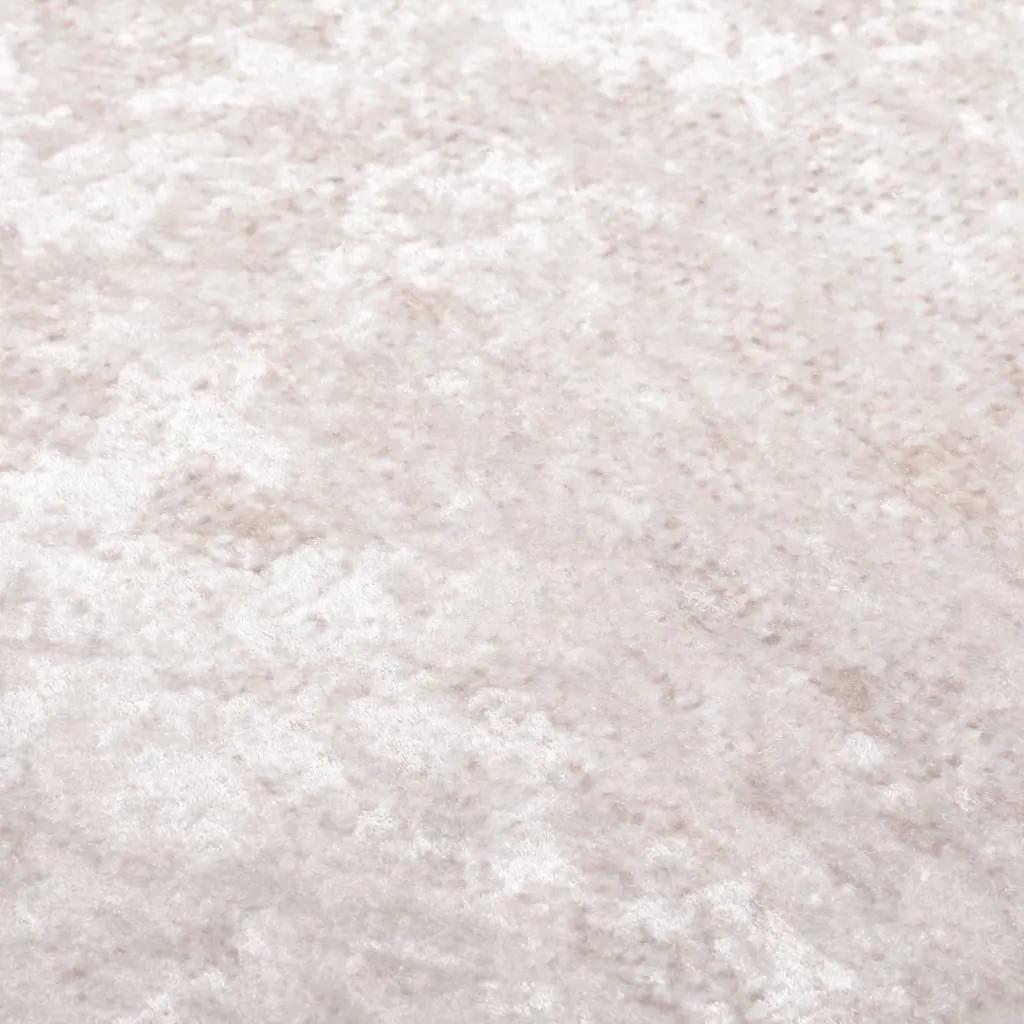 Vloerkleed wasbaar anti-slip 120x170 cm wit en zwart (5)
