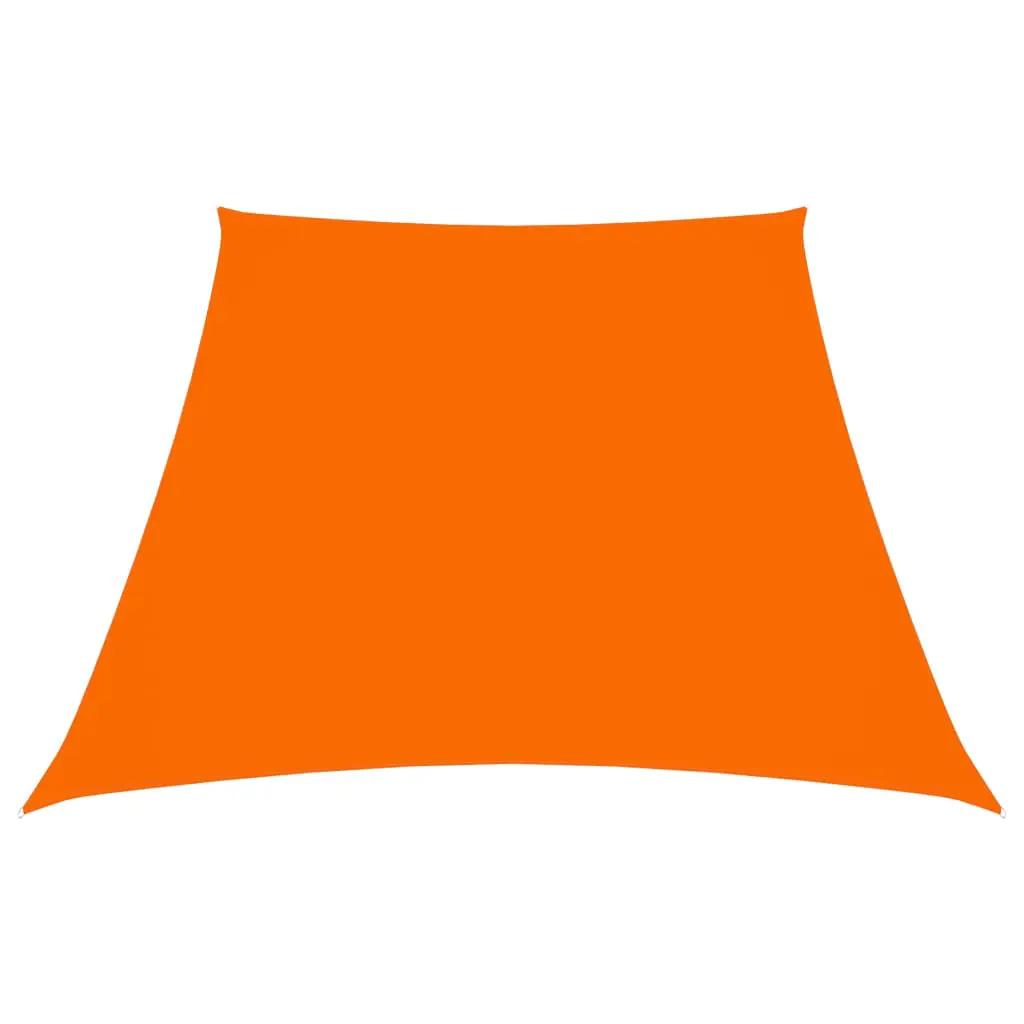 Zonnescherm trapezium 3/4x3 m oxford stof oranje (1)