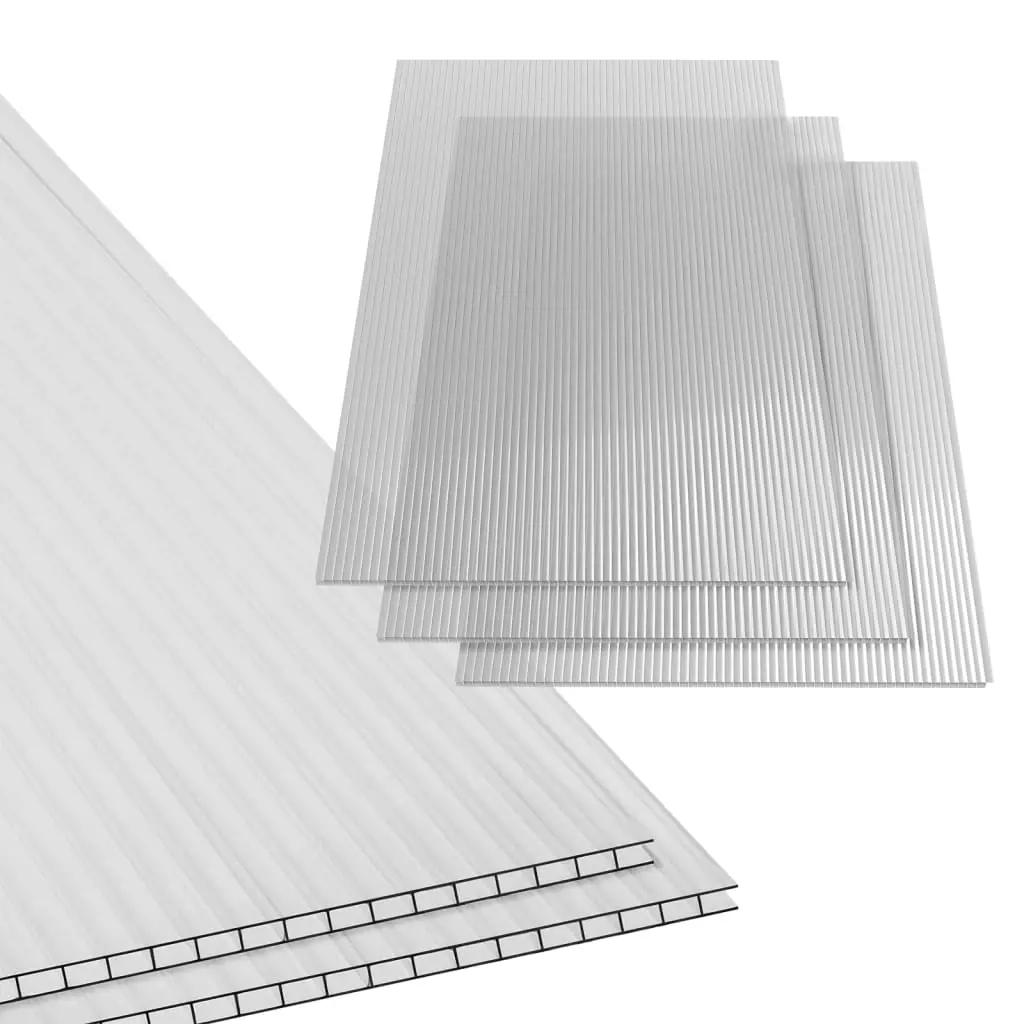 Polycarbonaatplaten 14 st 4 mm 121x60 cm (5)