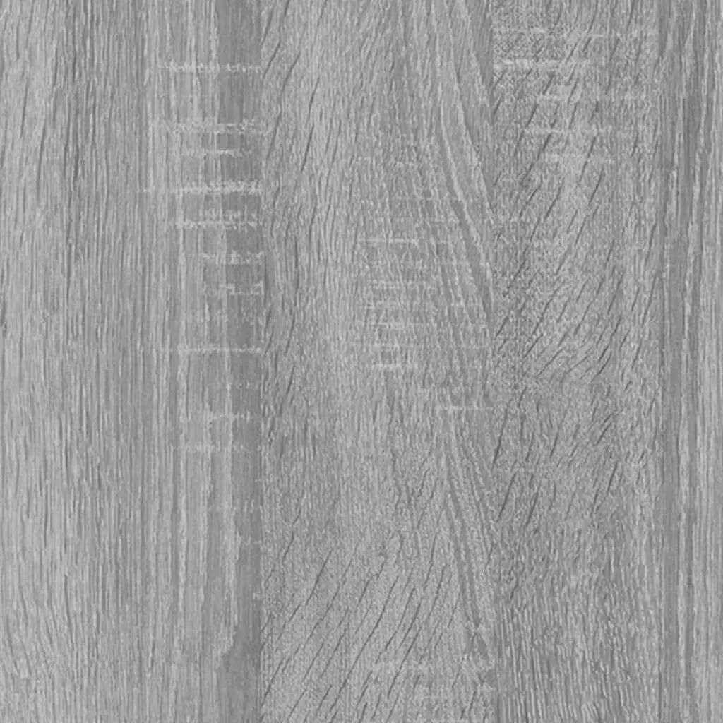 Hoge kast bewerkt hout grijs sonoma eikenkleurig (7)