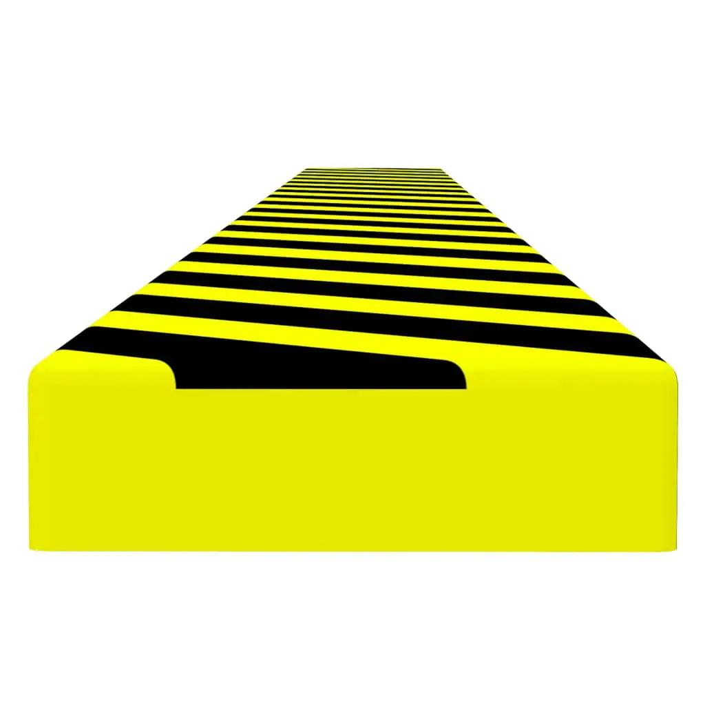 Hoekbeschermer 6x2x101,5 cm PU geel en zwart (2)