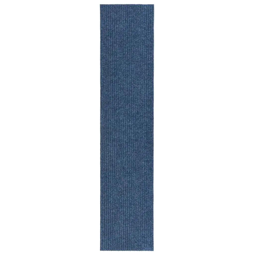 Droogloopmat 100x500 cm blauw (1)
