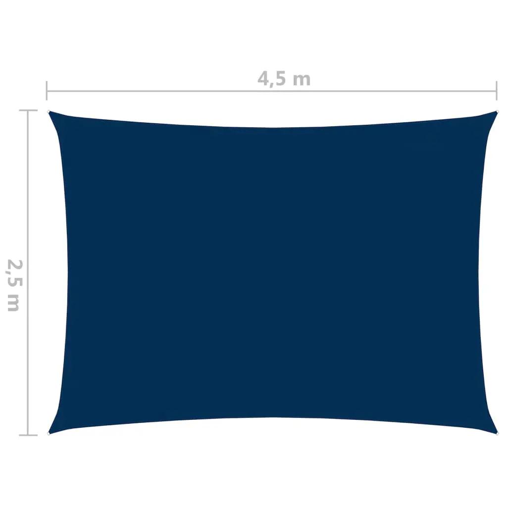 Zonnescherm rechthoekig 2,5x4,5 m oxford stof blauw (6)