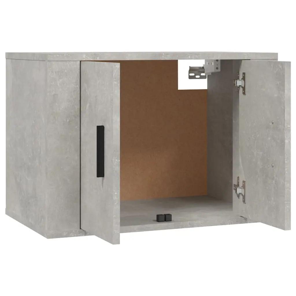 4-delige Tv-meubelset bewerkt hout betongrijs (5)