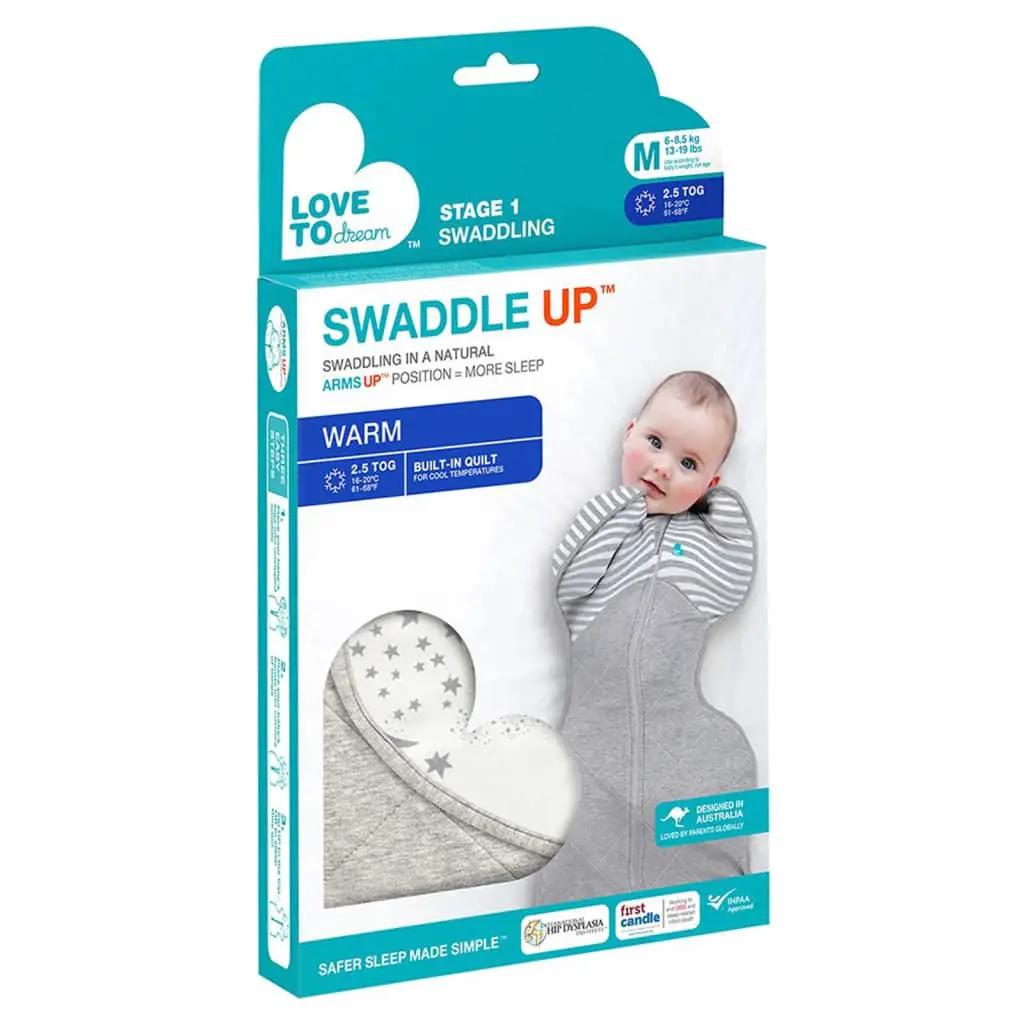 Love to Dream Babydoek Swaddle Up Warm fase 1 M wit (5)