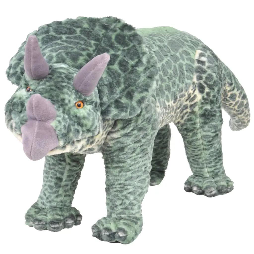 Speelgoeddinosaurus staand XXL pluche groen