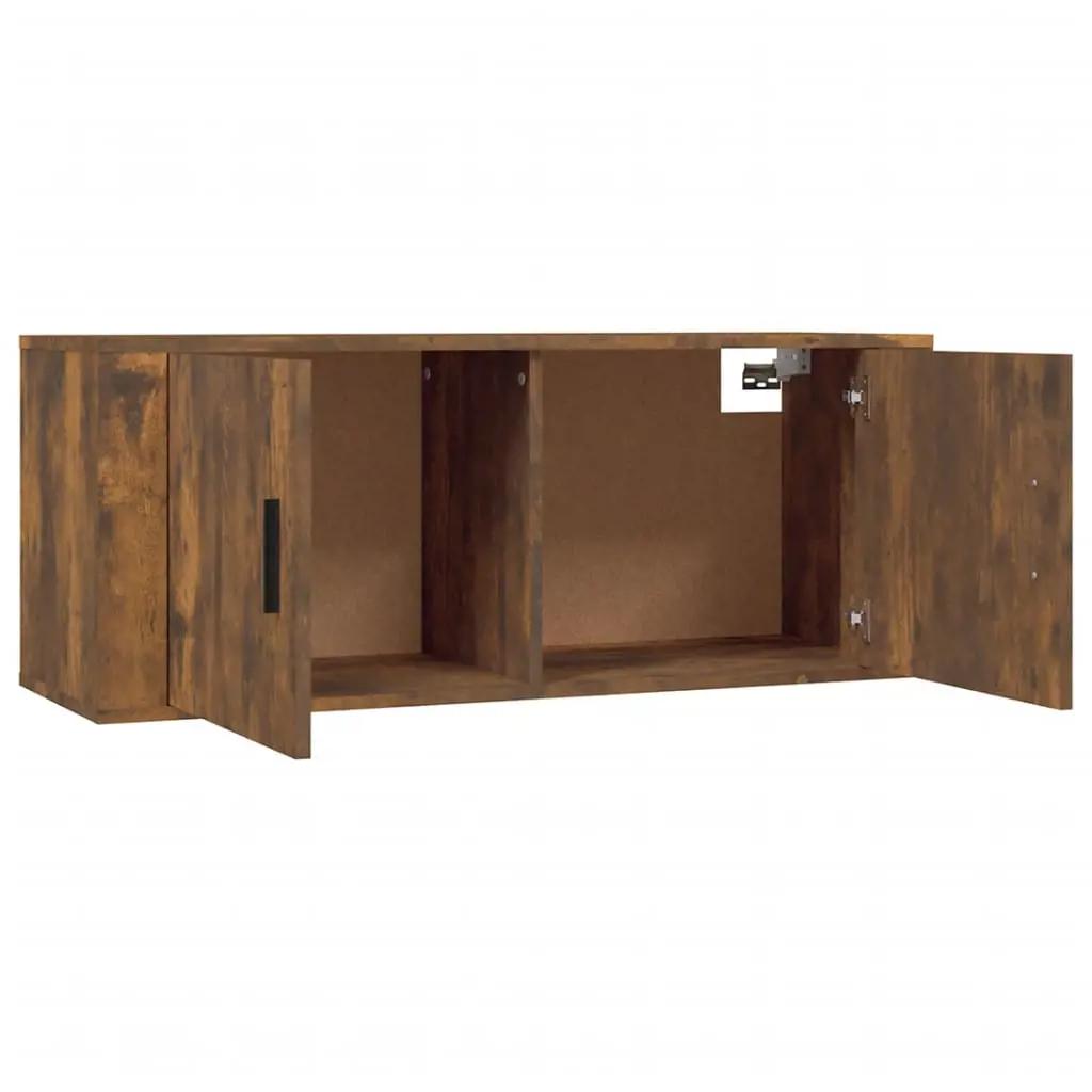 3-delige Tv-meubelset bewerkt hout gerookt eikenkleurig (5)
