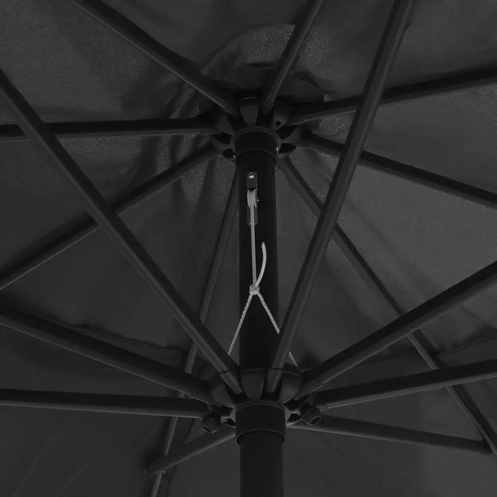 Parasol met metalen paal 400 cm antraciet (5)
