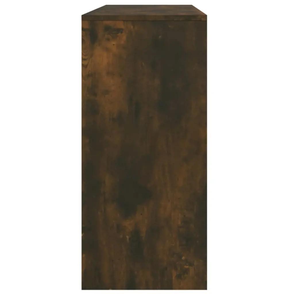 Wandtafel 100x35x76,5 cm spaanplaat gerookt eikenkleurig (7)
