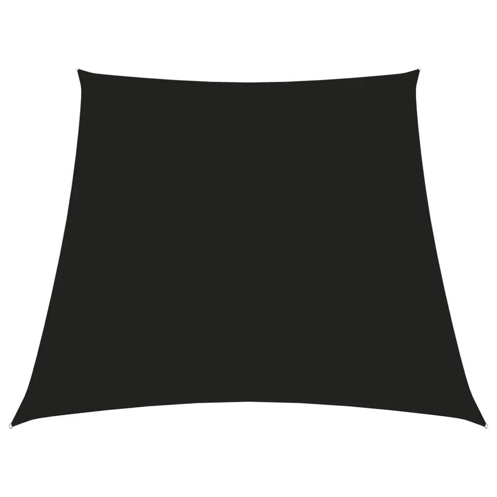 Zonnezeil trapezium 3/5x4 m oxford stof zwart (1)