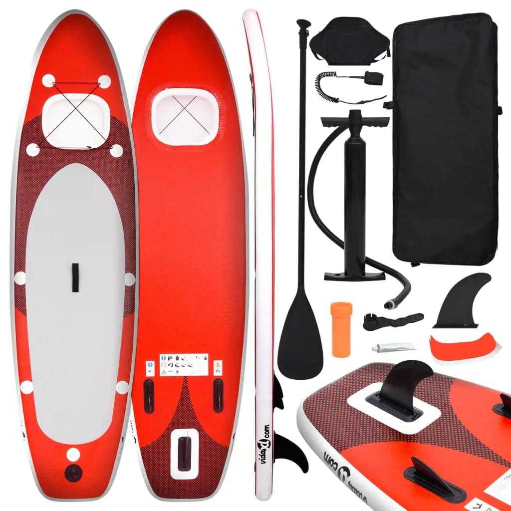 Stand Up Paddleboardset opblaasbaar 360x81x10 cm rood (1)