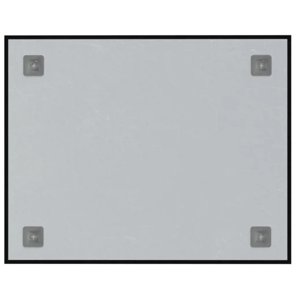 Magneetbord voor aan de wand 50x40 cm gehard glas zwart (4)