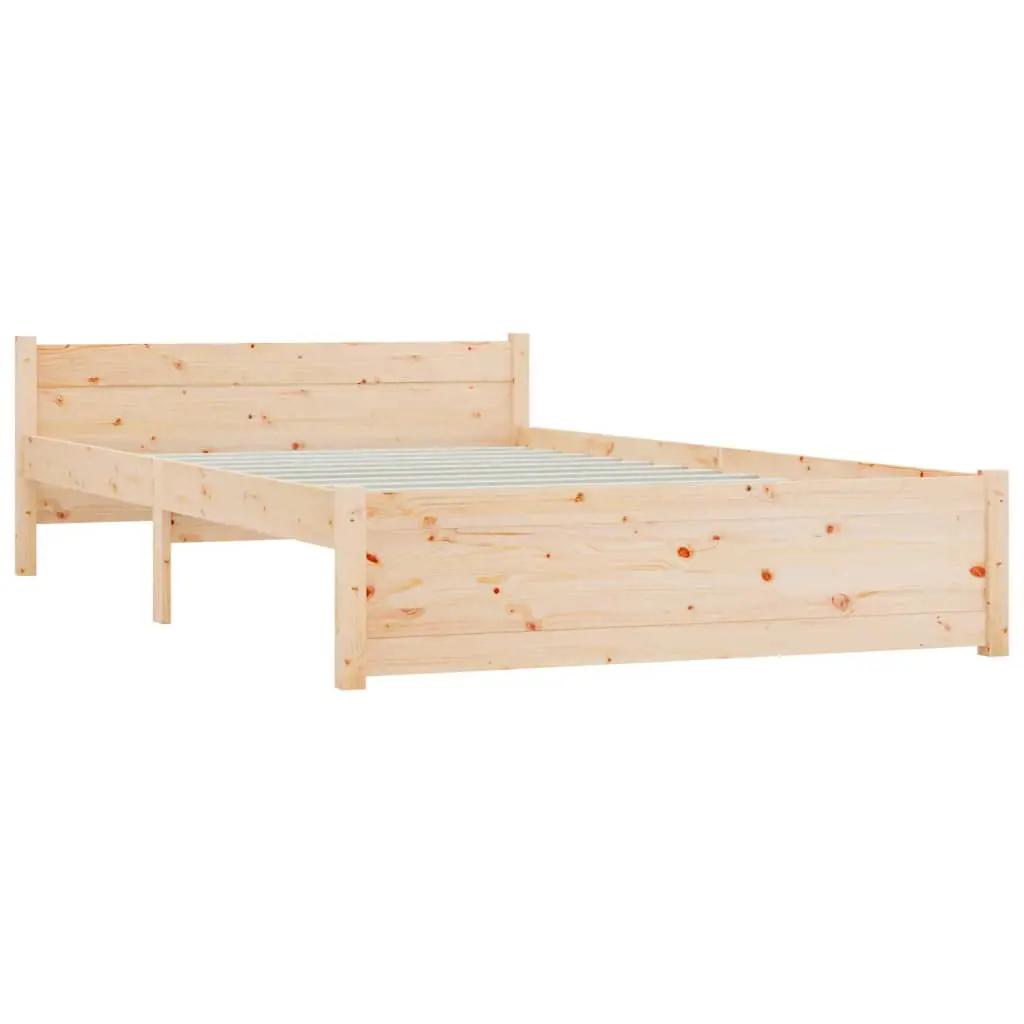 Bedframe massief hout 120x200 cm (4)