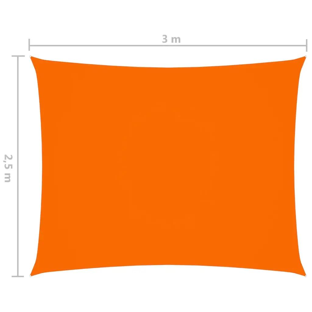 Zonnescherm rechthoekig 2,5x3 m oxford stof oranje (6)