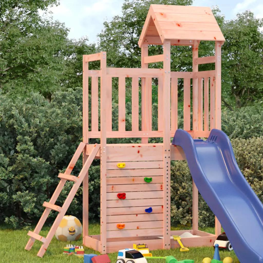 Speeltoren met ladder en rotswand 52,5x110,5x214 cm douglashout (2)