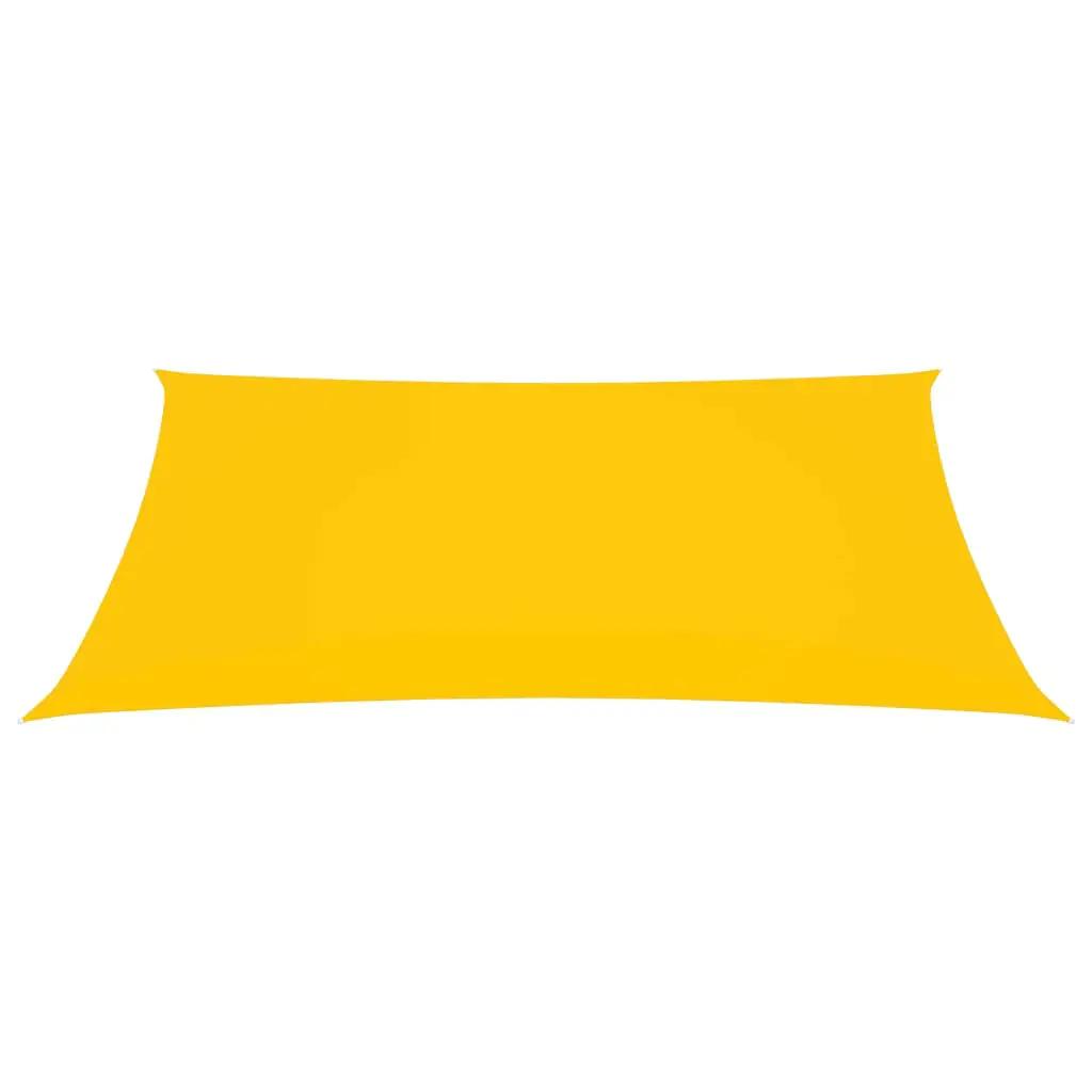 Zonnescherm rechthoekig 5x7 m oxford stof geel (2)