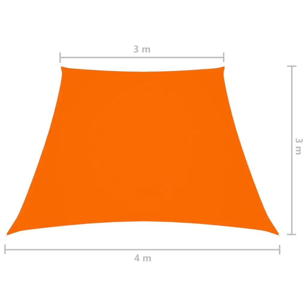 Zonnescherm trapezium 3/4x3 m oxford stof oranje (6)