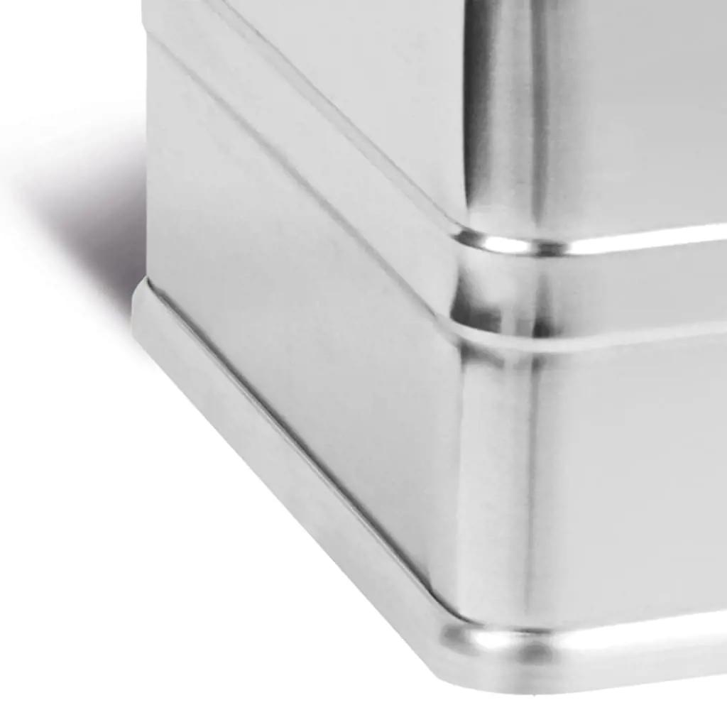 ALUTEC Opbergbox CLASSIC 30 L aluminium (5)